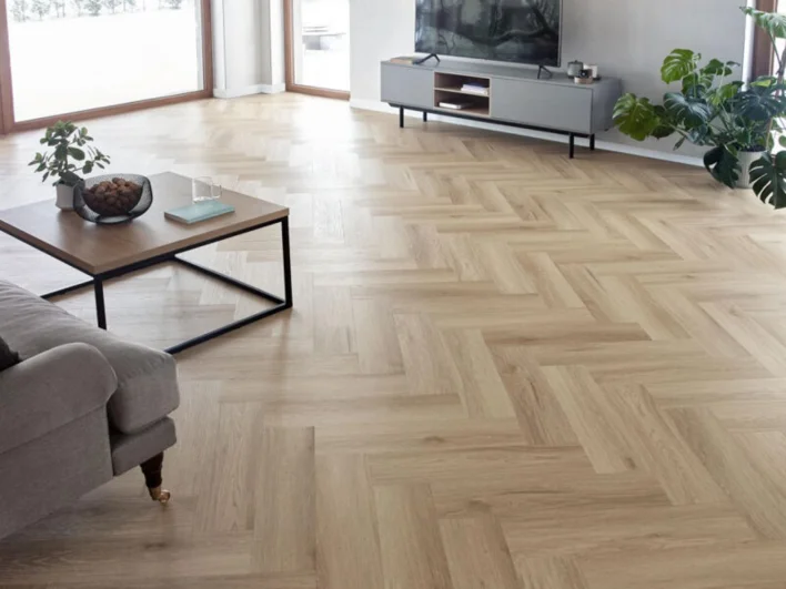 Amaron SPC vinyl fiskbensparkett - Wembley Oak CA159