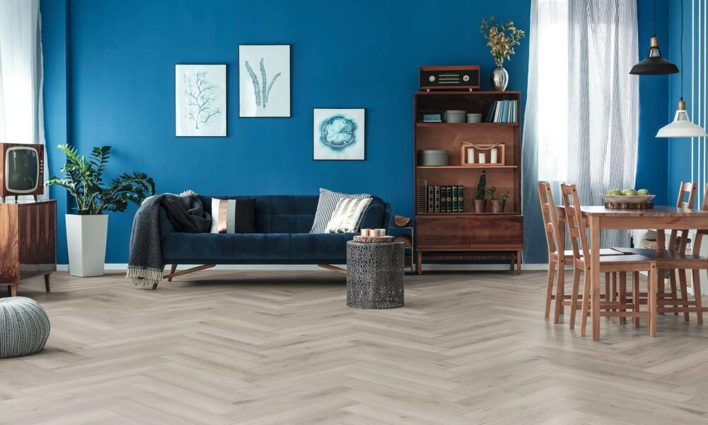 KT Sillbenslaminatgolv, Ek Silver, Planka