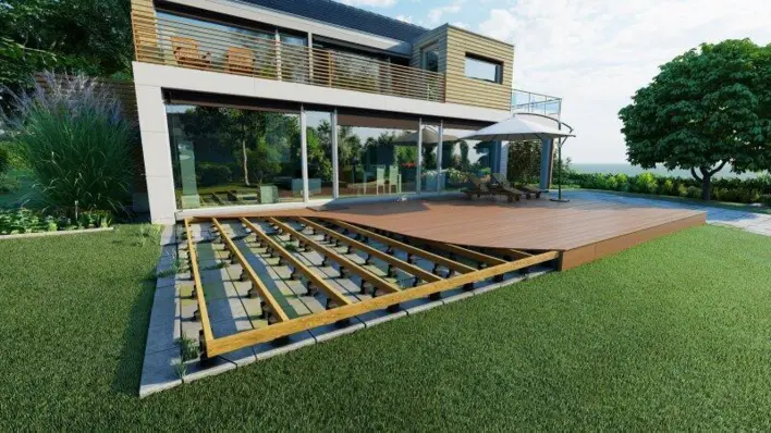 Knudsen terrassats för höjning