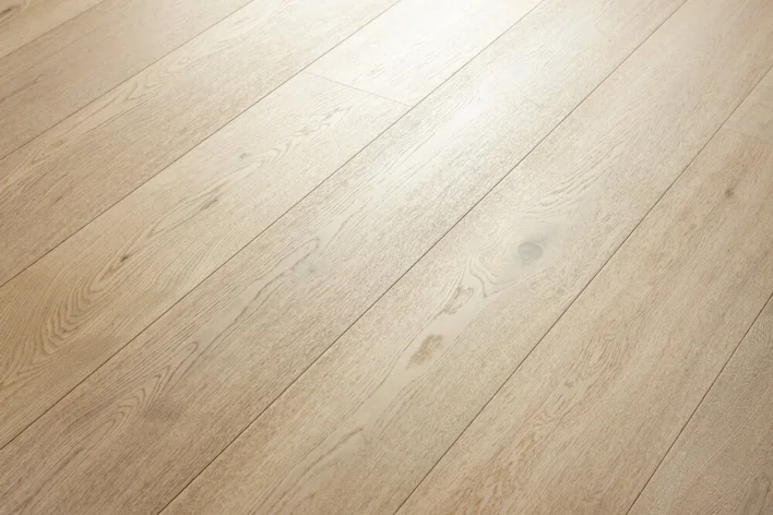 Ek Plank rustik vit mattlack