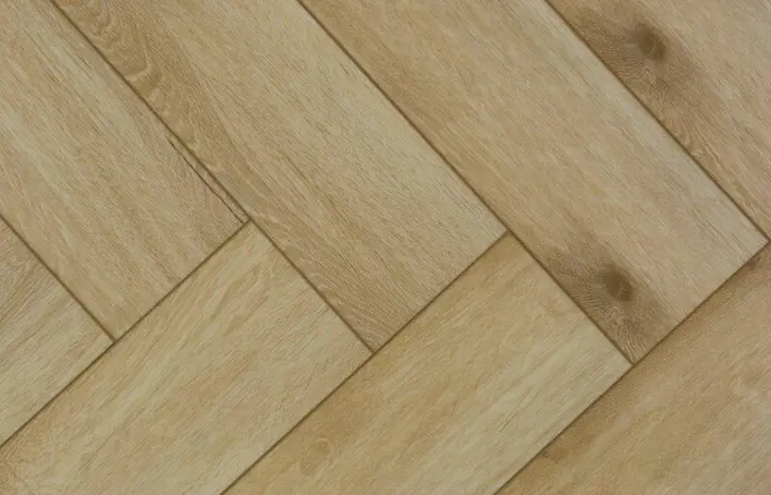 Meltex Firmfit vinylgolv 5 mm, Ljus fiskbensmönster