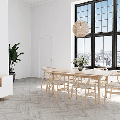 Wiking Q-loc Woodura Ek sillben - Vit hårdvaxolja