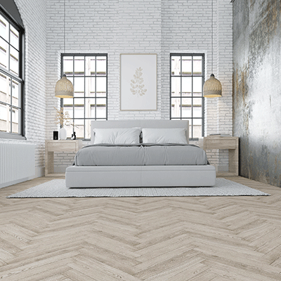 Wiking Q-loc Woodura Ek fiskben - Vit hårdvaxolja