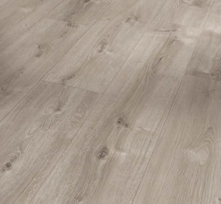 Parador Basic 600 - Ek Valere pärlgrå kalkad naturstruktur, Bred planka