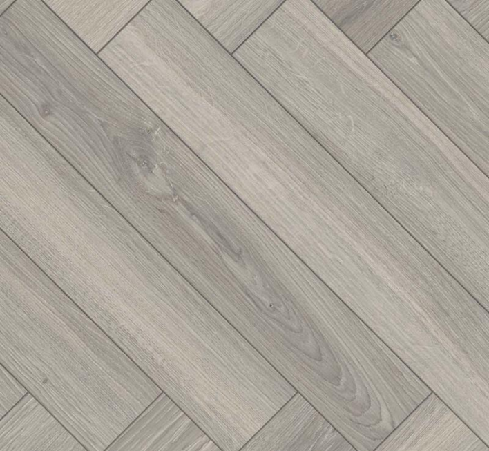 Parador Trendtime 3 - Ek Studioline ljusgrå naturmatt struktur, Fiskbensmönster