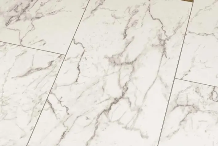 Laminat, Line Stone platta - Carrara Marble, D2921