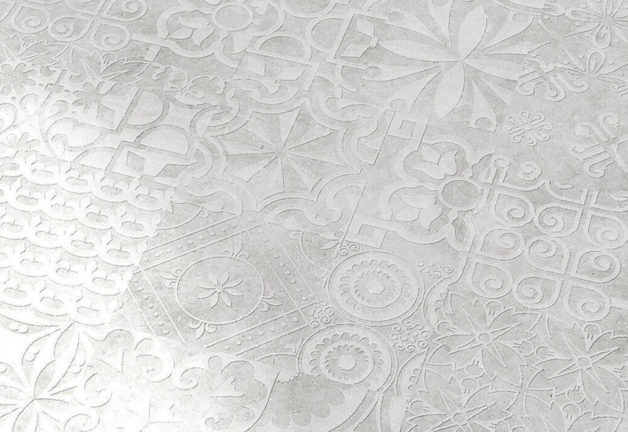 Quadraic Relief White, Q006