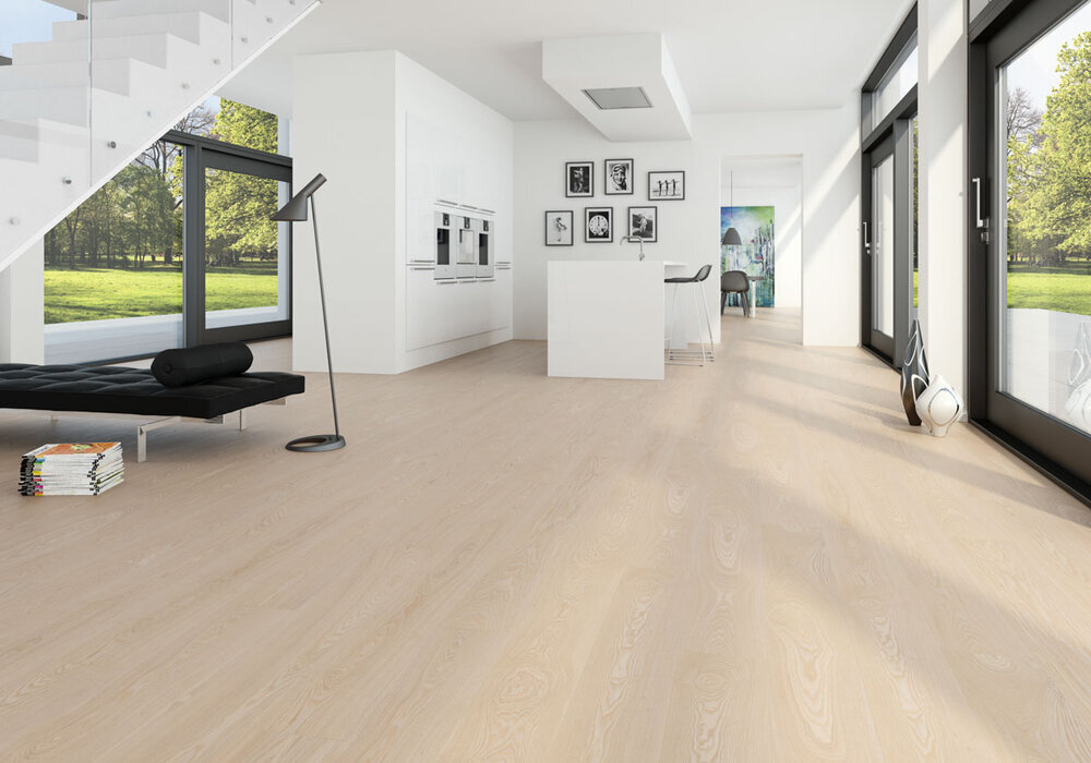 Moland Super Wideplank - Medway White Ash