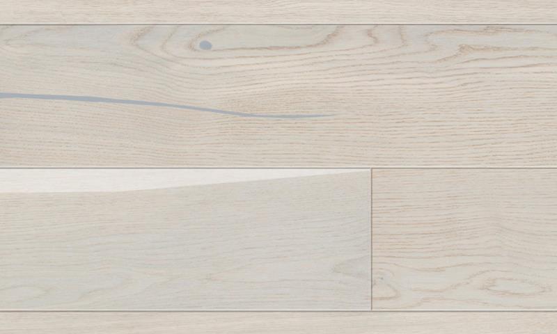 Trägolv - Ekplanka, Cappuccino, Borstad Vit mattlack
