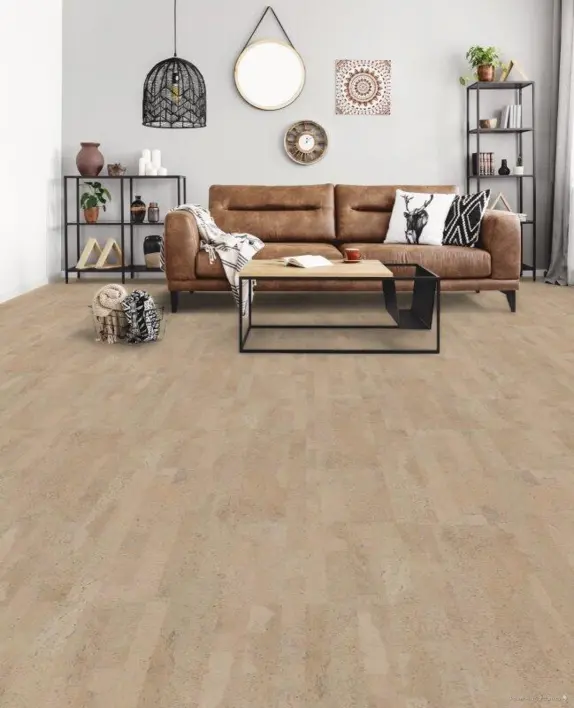 Ziro Sombra Korkgolv - Capri 65 Creme