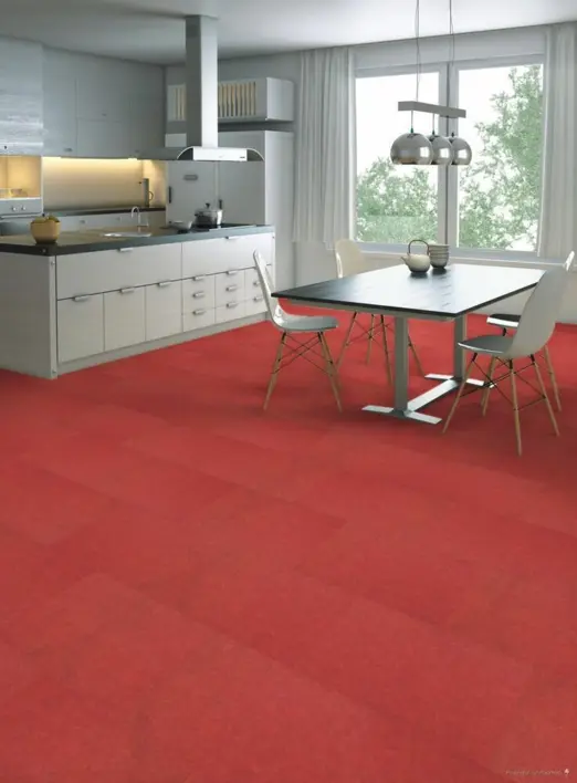 Ziro Lino-Click linoleumplatta, Rodeno - REA