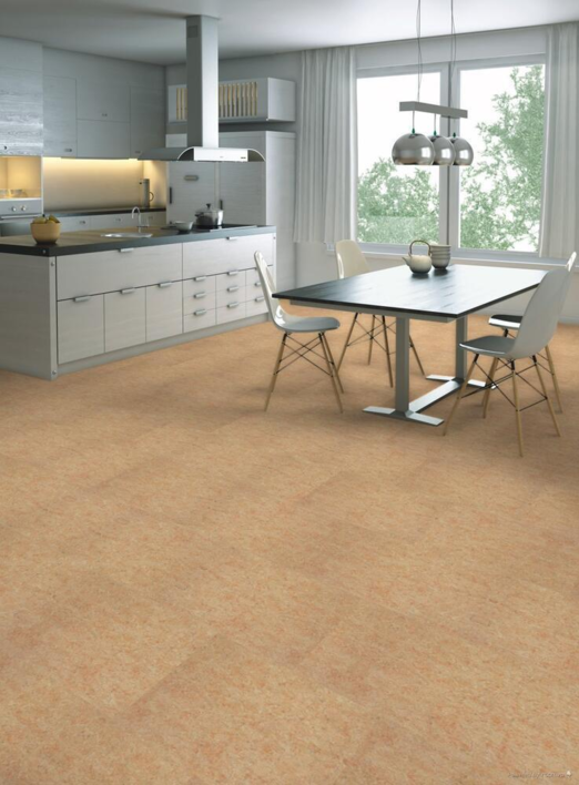 Ziro Lino-Click linoleumplatta - Crema