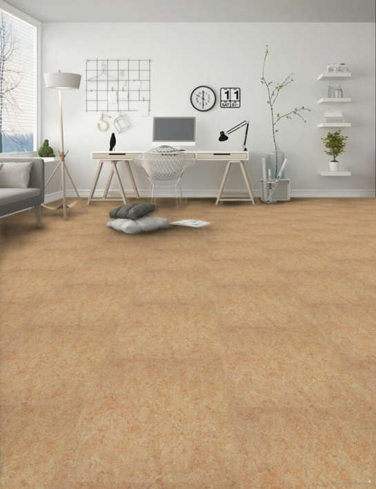 Ziro Lino-Click linoleumplatta - Crema