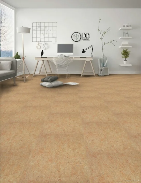 Ziro Lino-Click linoleumplatta - Crema