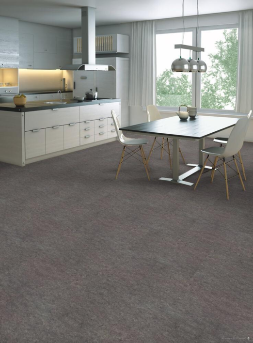 Ziro Lino-Click linoleumplatta, Platin - REA