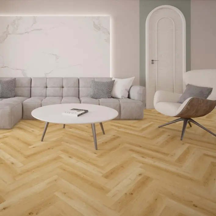 LVT vinylklik - Kingsize, Ljus Natur - Sillben 185