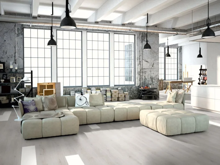 Kronotex Basic Trendline - Vit ek