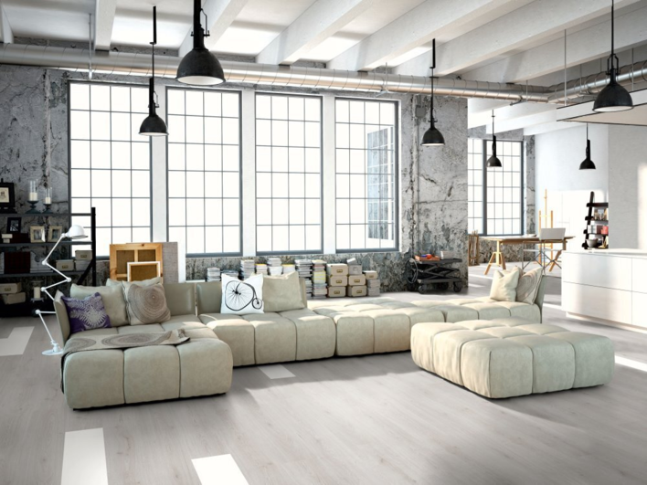 Kronotex Basic Trendline - Vit ek