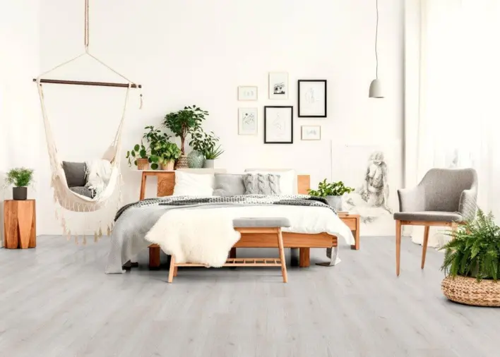 Kronotex Basic Trendline - Vit ek