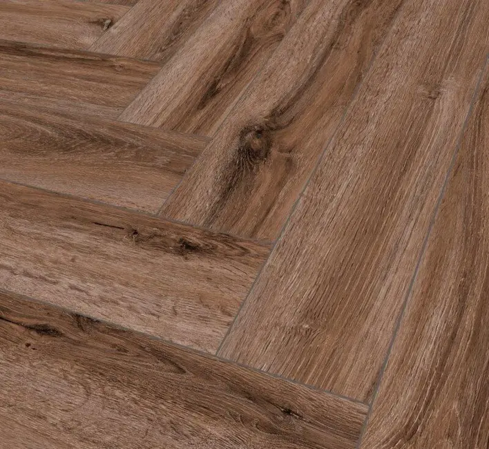 SPC vinyl klickgolv - Fiskben, Portland Oak P1005