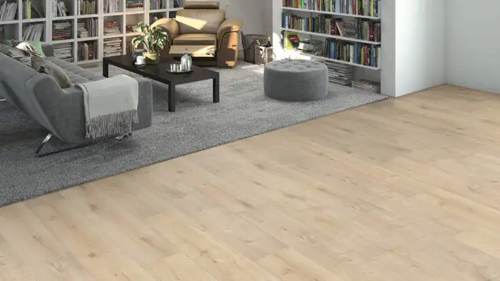 Laminatgolv, Plankgolv Ek Siena sammetsvit