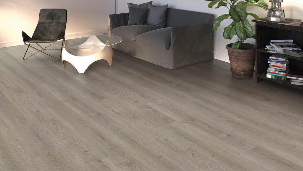 Haro laminatgolv - Plankgolv, Ek Flavia grå
