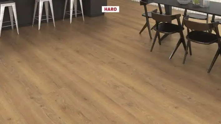 Haro laminatgolv, Grand Via Aqua - Ek Flavia natur