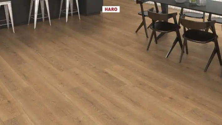 Haro laminatgolv Aqua - Plankgolv, Ek Flavia natur