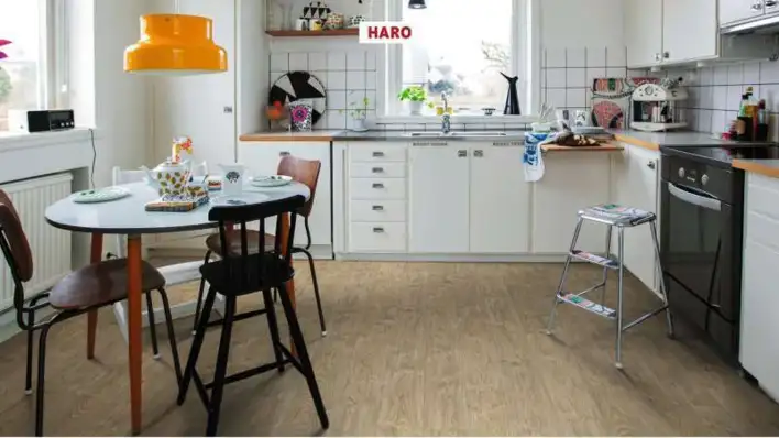 Haro laminatgolv Aqua - Plankgolv, Silverlönn Vario
