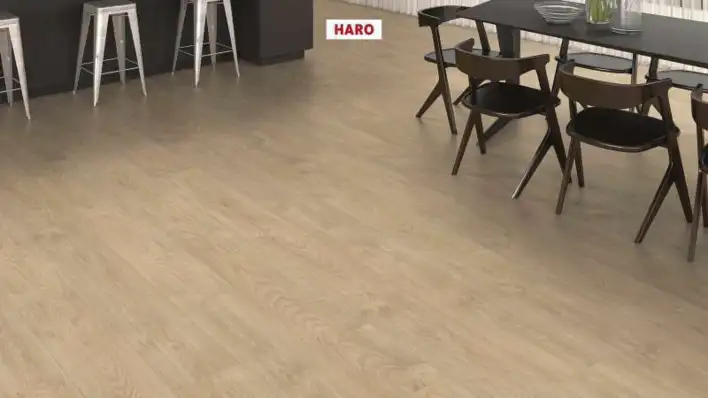 Haro laminatgolv Aqua - Plankgolv, Silverlönn Vario
