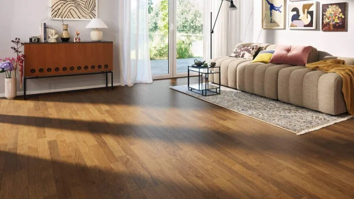 Sillbensparkett Allegro - Rökt Ek Naturale borstad nD