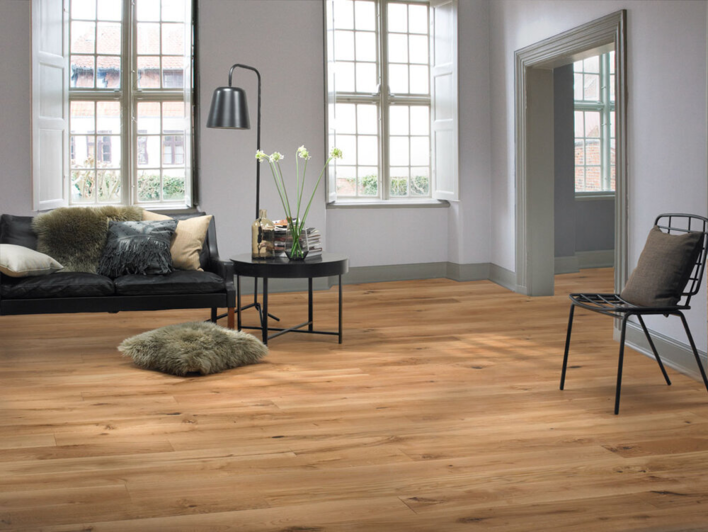 Moland Molaloc Rustica Wideplank, Ek Living Olja, 190 x 1830 mm.