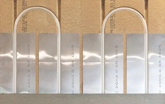 Novopan 20 mm. värmefördelningsplåt för 38 mm klimagolv