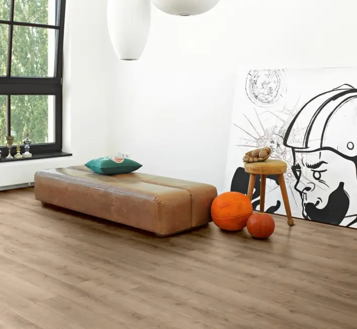 Parador Modular One, Hydron - Ek Pure pärlgrå trästruktur, Planka