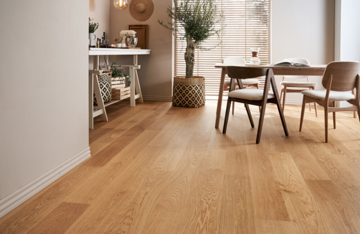 Timberman Slotsplank - Ek Prime borstad, Lack natur