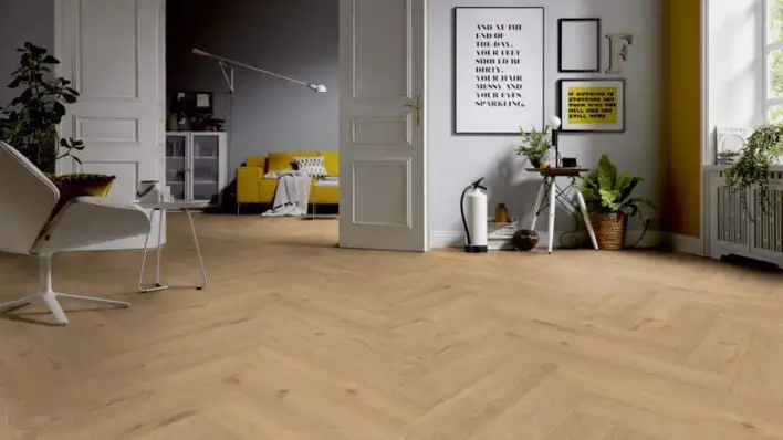 Laminatgolv, Fiskbens Edition - Oak Patio - KAMPANJ
