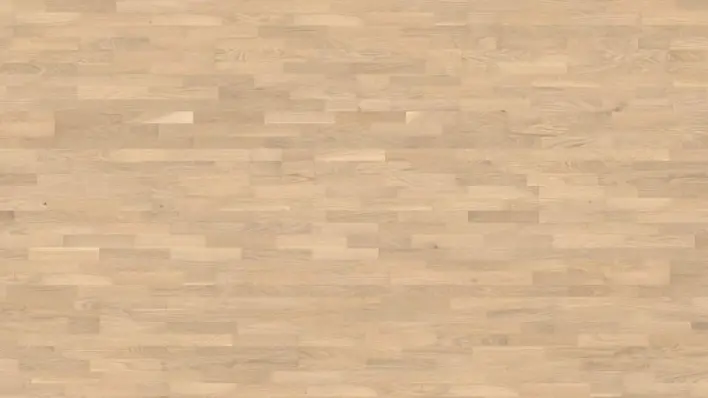 3-stavs parkettgolv - Ek Vit Favorit - KAMPANJ