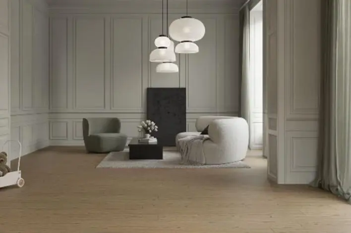 Moland Bastion Vinyl Wideplank, Rustik ek, 220x1828 mm.