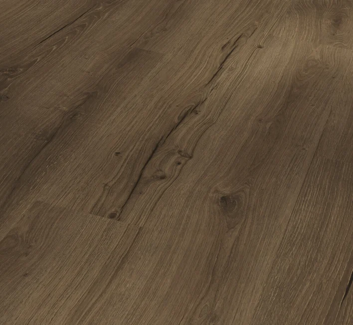 Parador Vinyl Basic 2.0 Plank - Ek Cambridge rökt, Borstad struktur