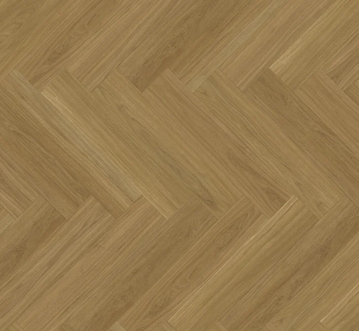 Parador Vinyl Trendtime 3 Sillben - Ek Oxford karamellbrun, sidenmatt struktur