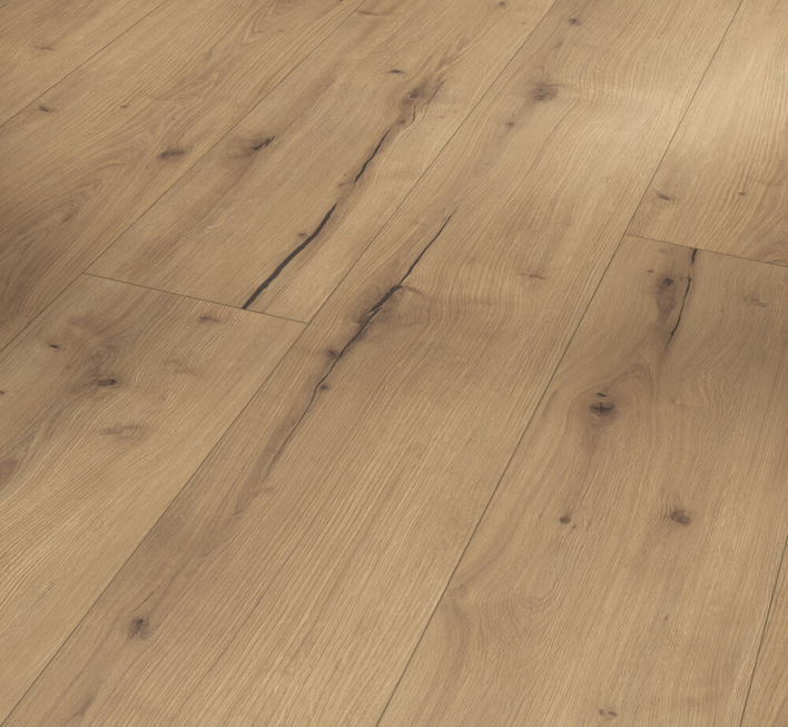 Parador Modular One - Ek Helios natur rustik struktur, låsplanka