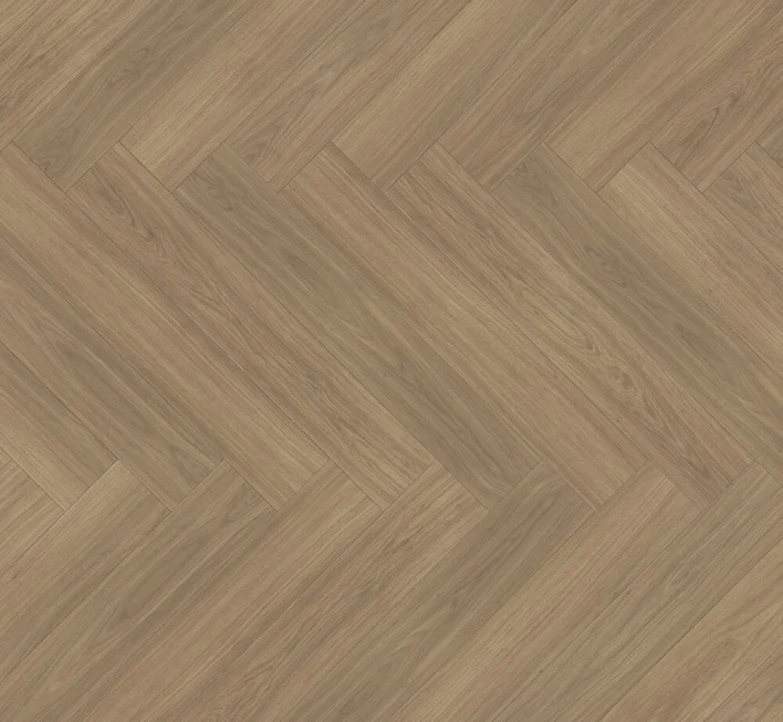 Parador Modular One - Ek Artemis karamellbrun, Elegant struktur, Fiskbensmönster