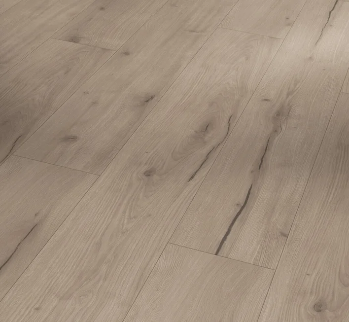 Parador Modular One - Ek Helios grå, Rustik struktur, Planka