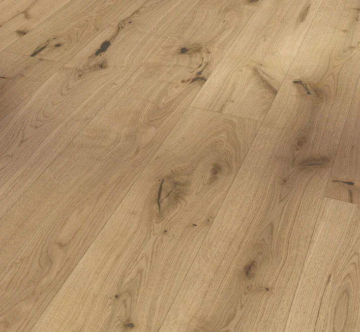 Parador Trägolv 3025 - Ek, Chianti lätt vitad stav, vit matt lack