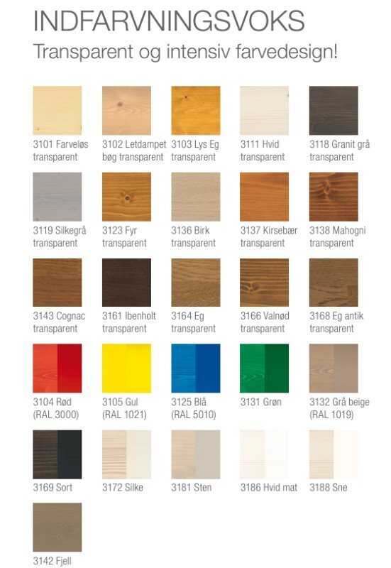 OSMO infärgningsvax / Dekorvax