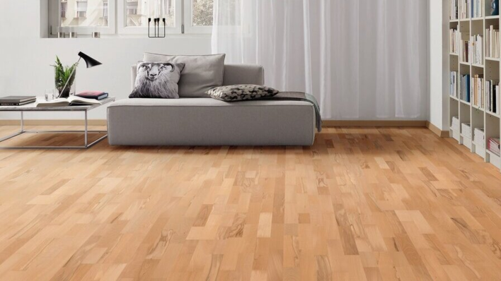 Bok 3-stavs parkettgolv ångat Favorit nD