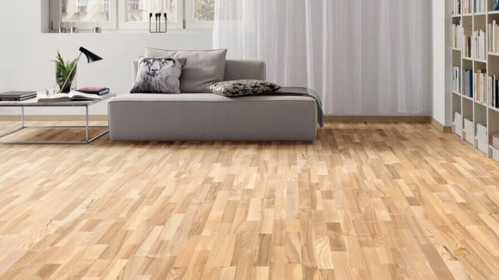 3-stavs Ask parkettgolv Favorit borstad nD