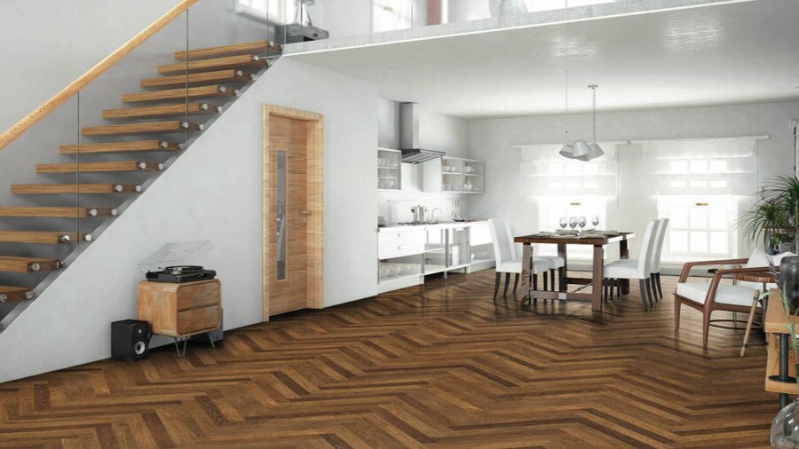 Storformat fiskben Prestige - Afrikansk ek light Markant borstad nL+