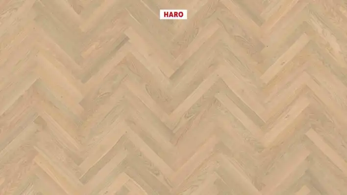 Sillbensparkett Allegro - Ek ljusvit Objekt nD