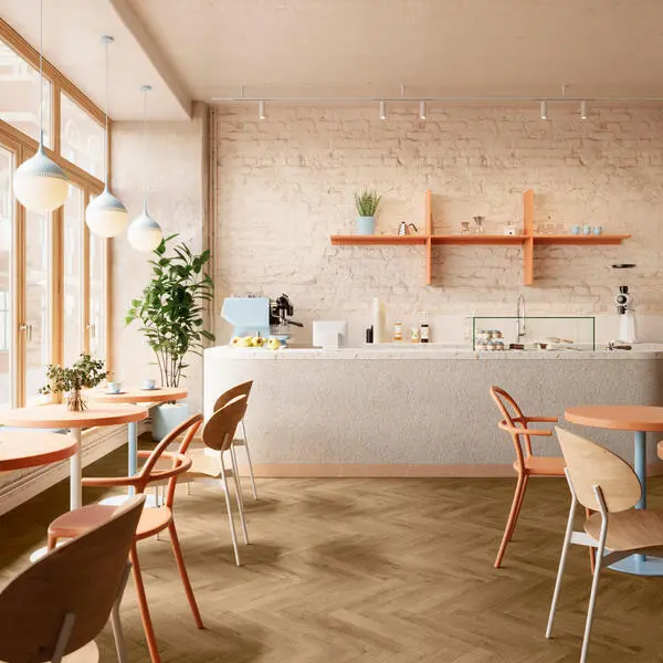 BerryAlloc Chateau+ fiskbensparkett, Texas Light Brown